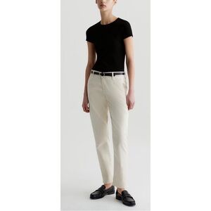 Adriano Goldschmied AG Caden tailored trouser pants off white 25 R